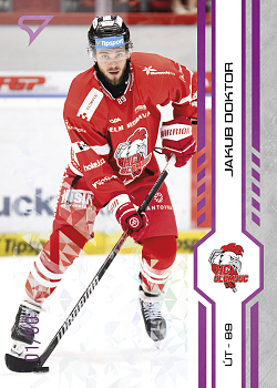 Jakub Doktor Olomouc Tipsport ELH 2024/25 SportZoo 2. serie Purple Iceberg /60 #329